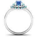Cleopatra Double Halo Ring - Product View Cleopatra Double Halo Ring product view