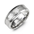Cobalt Patterned Ring Cobalt patterned ring with polished and brushed finish