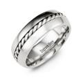 Cobalt Rope Ring Cobalt Rope Ring with coiled rope centre detail