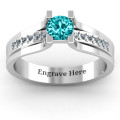 Column Set Solitaire Ring Column Set Solitaire Ring product image