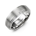 Contemporary Cobalt Ring 7 mm contemporary cobalt ring with polished and brushed layers