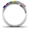 Crossover Accent Multi Band Ring Crossover Accent Multi Band Ring view