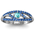 Crown Accent Ring Crown Accent Ring with round centre, side and accent stones