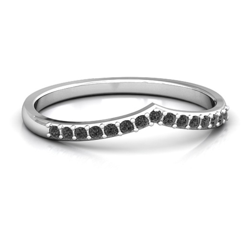Crown Shape Accent Ring Crown Shape Accent Ring with round accent stones