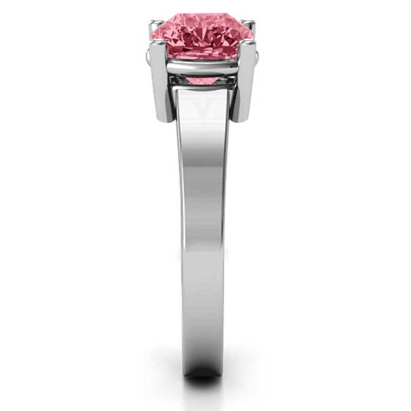 Cushion Cut Solitaire Ring Cushion Cut Solitaire Ring product view