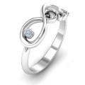 Dad Infinity Ring detail view Dad Infinity Ring detail view