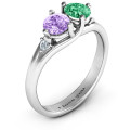 Darling Duo Double Gemstone Ring product view