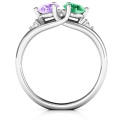 Darling Duo Double Gemstone Ring product view
