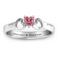 Darling Heart Wraparound Ring product view