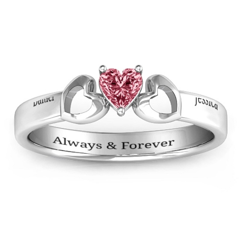 Darling Heart Wraparound Ring product view