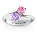 Destined For Love Double Gemstone Ring Image 2 Destined For Love double gemstone ring product image