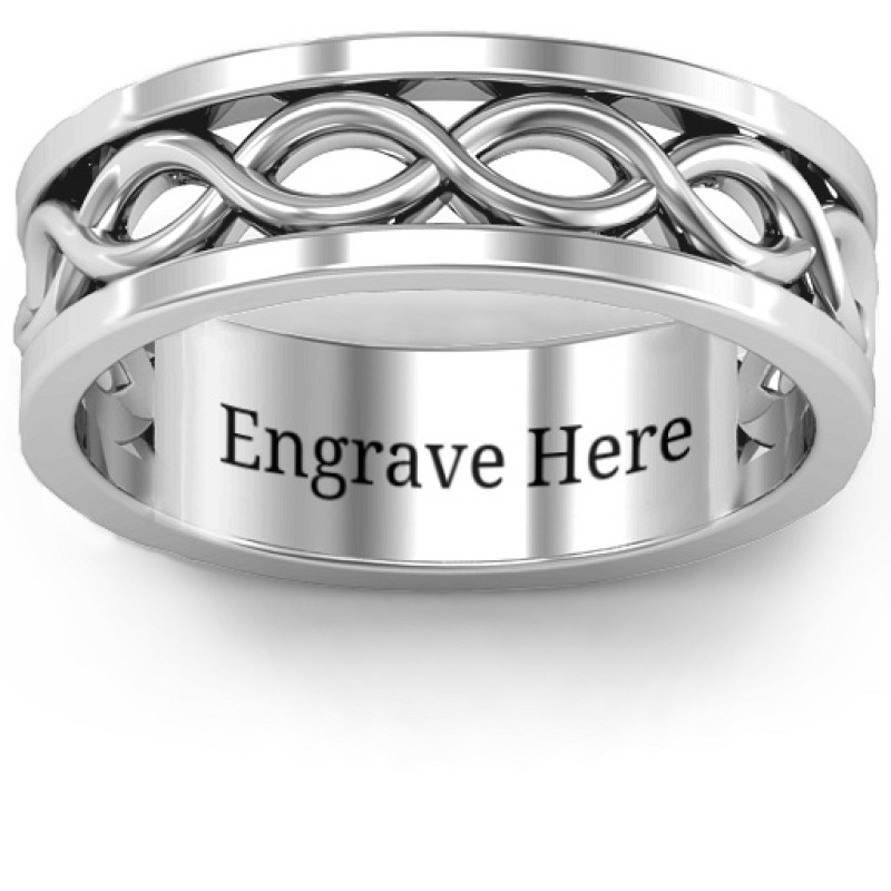 Diadem Infinity Men's Ring – Product View Diadem Infinity Men's Ring product view