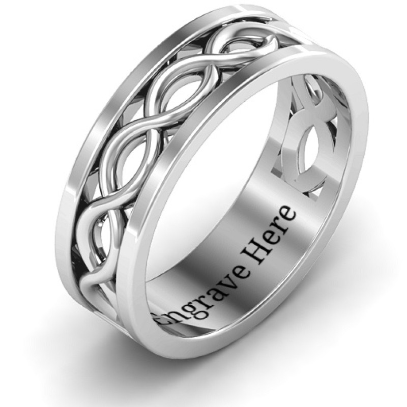 Diadem Infinity Men's Ring – Product View Diadem Infinity Men's Ring product view