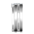 Diagonal Dazzle Ring with 4-5 Gemstones - View 5 Diagonal Dazzle Ring with gemstones, alternate view