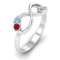 Double the Love Infinity Ring detail view