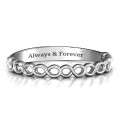 Dreaming Of Infinity Band with a row of infinity symbols