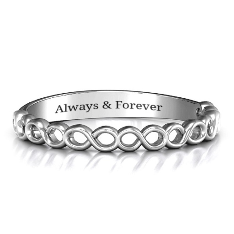 Dreaming Of Infinity Band with a row of infinity symbols