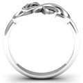 Duo of Hearts Infinity Ring product view