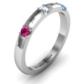 Elegant Three Gemstone Ring Elegant three gemstone ring product image
