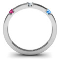 Elegant Three Gemstone Ring Elegant three gemstone ring product image