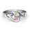 Element of Infinity Two Stone Ring