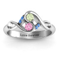 Element of Infinity Two Stone Ring Element of Infinity Two Stone Ring product view