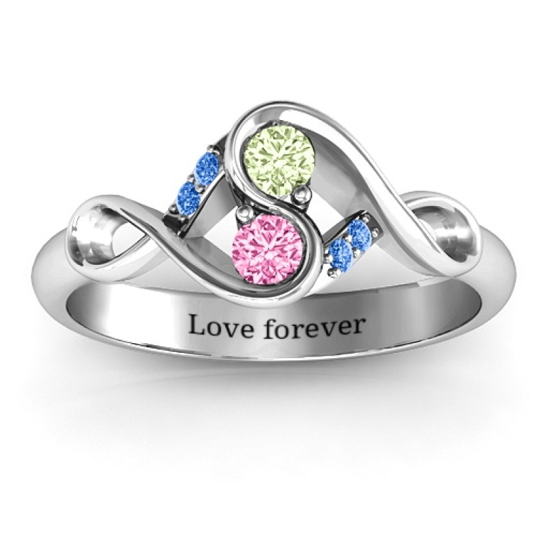 Element of Infinity Two Stone Ring Element of Infinity Two Stone Ring product view