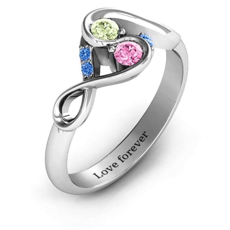 Element of Infinity Two Stone Ring Element of Infinity Two Stone Ring product view