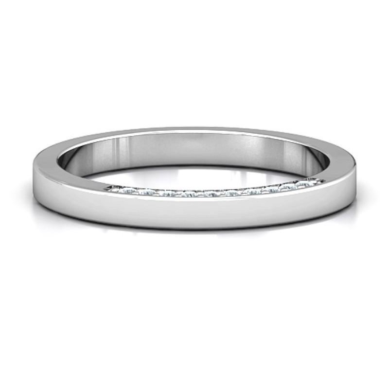 Enchanted Band Ring with round accent stones