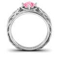 Enchanting Tangle of Love custom solitaire ring