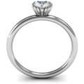 Encircled Prong Heart Ring product image