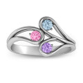 Eternal Elegance personalised three-stone ring view