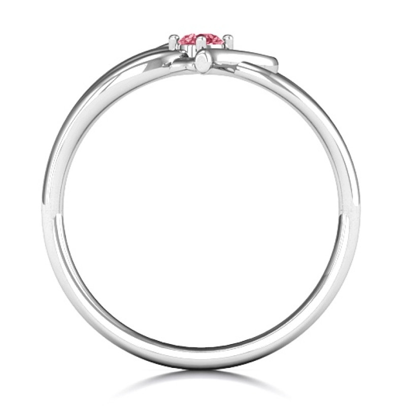 Everlasting Elegance Interwoven Heart Ring product view