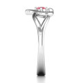 Everlasting Elegance Interwoven Heart Ring product view