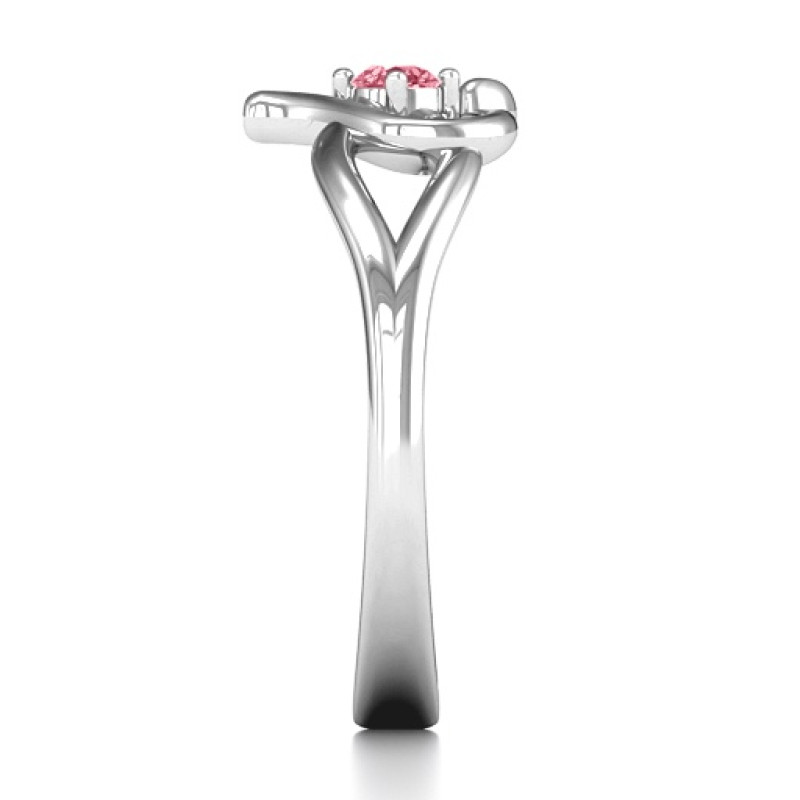 Everlasting Elegance Interwoven Heart Ring product view