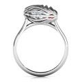 Elm Cage Leaf Ring Product View Elm cage leaf ring product view