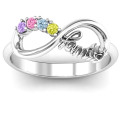 Family infinity stone ring product view
