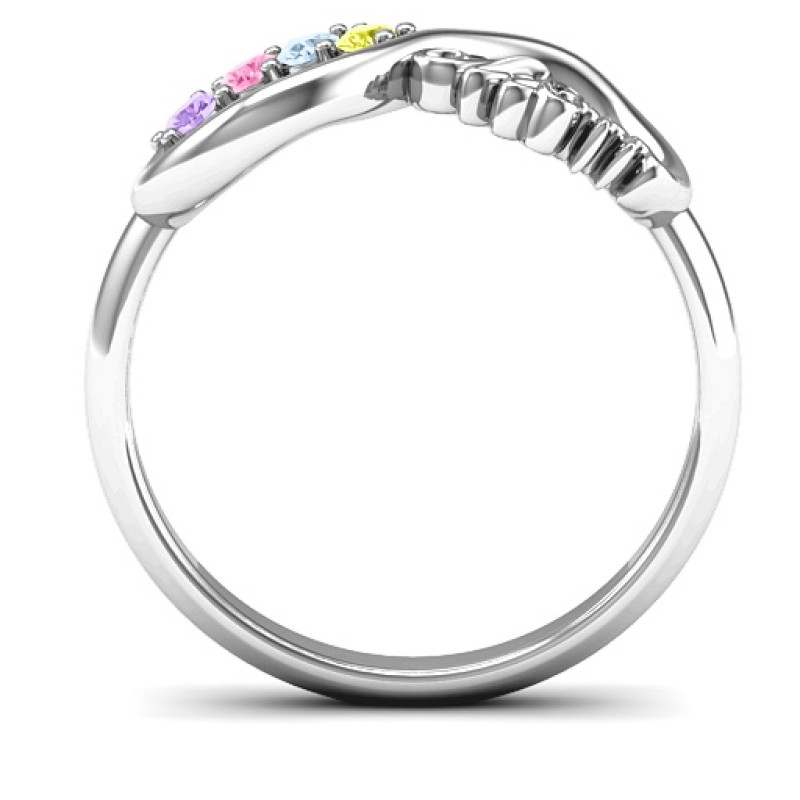 Family infinity stone ring product view
