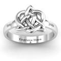 Fancy Celtic Ring - Detail View Fancy Celtic ring with open Celtic design