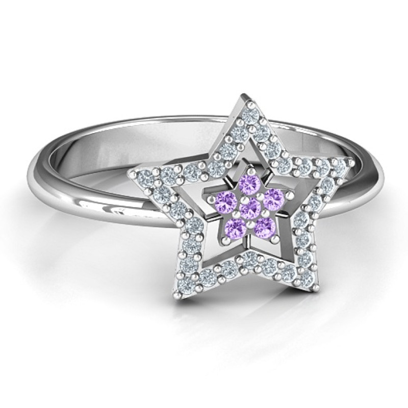 Floating Star with Halo Ring Floating Star with Halo Ring product image