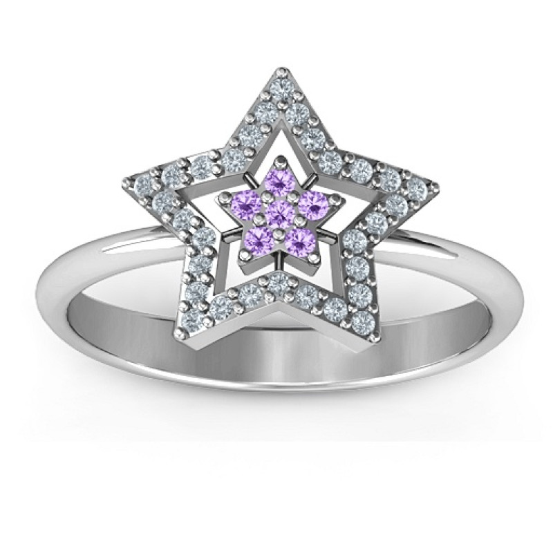 Floating Star with Halo Ring Floating Star with Halo Ring product image