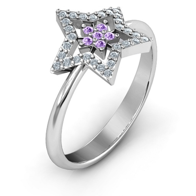 Floating Star with Halo Ring Floating Star with Halo Ring product image