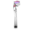 Follow Your Heart Ring showing the heart stone setting