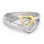 Forever Linked Hearts Ring