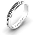 Forge Beaded Groove Bevelled Women's Ring product image