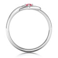 Forget Me Knot Heart Infinity Ring product image