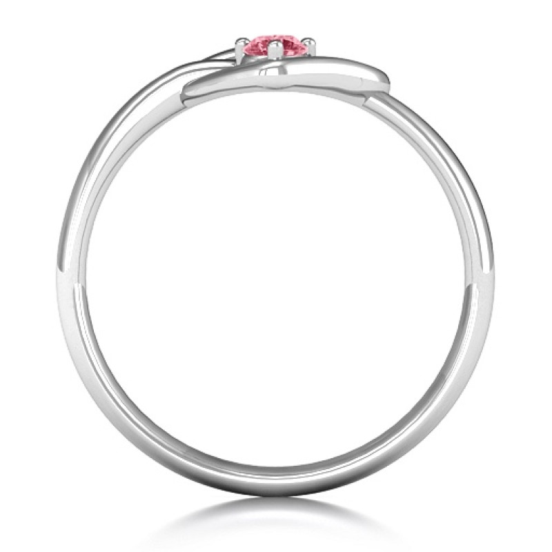 Forget Me Knot Heart Infinity Ring product image