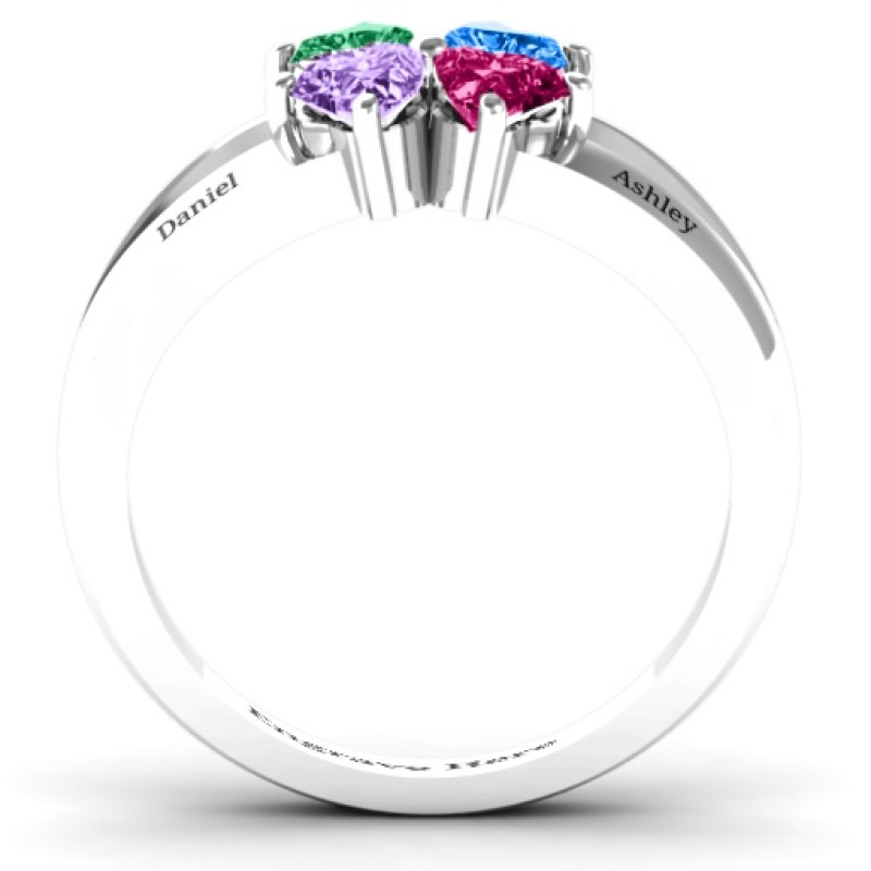 Four Clover Hearts Ring Four Clover Hearts Ring product image