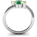 Four Heart Clover Ring Four Heart Clover Ring product view