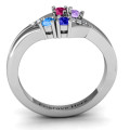 Four Stone Ring with Accents – Product View 3 Four Stone Ring with Accents product view
